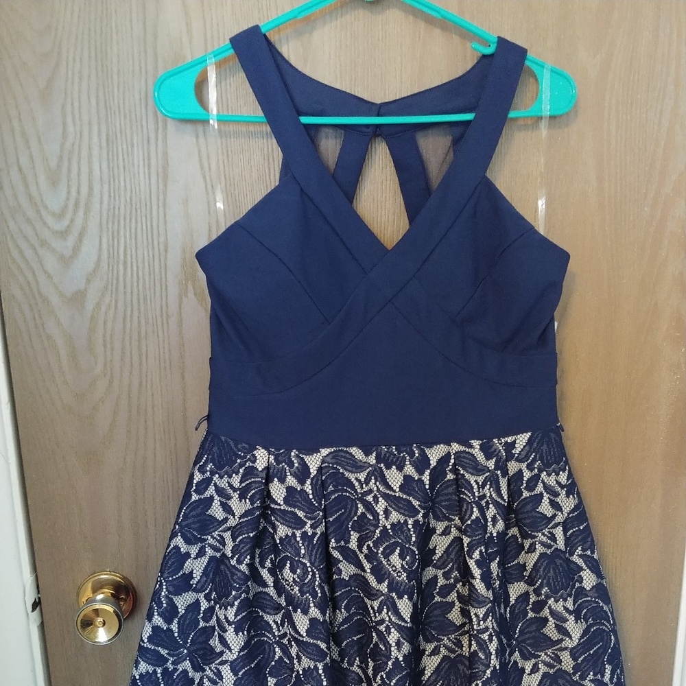~Last Chance~ Navy Floral Dress